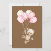 Wir können die Einladung der Babydusche abwarten (Rückseite)