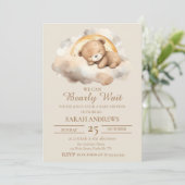 Wir können die Einladung des Teddy Bären frühzeiti (Stehend Vorderseite)