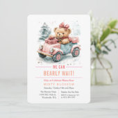 Wir können die Einladung des Teddy Bären frühzeiti (Stehend Vorderseite)