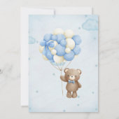 Wir können die Einladung eines Babyduschers abwart (Rückseite)