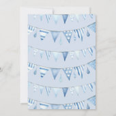 Wir können die Einladung eines Babyduschers abwart (Rückseite)