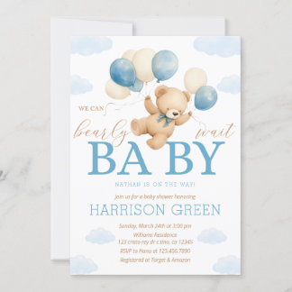 Wir können die Einladung eines Babyduschers abwart