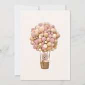 Wir können die Einladung eines Babyduschers abwart (Rückseite)