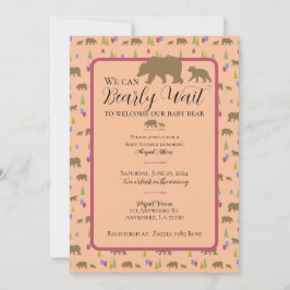 Wir können die Einladung eines Babyduschers abwart