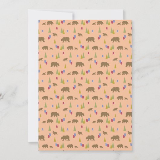 Wir können die Einladung eines Babyduschers abwart (Rückseite)