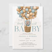 Wir können die Einladung eines Babyduschers abwart (Vorderseite)