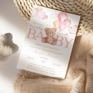 Wir können die Einladung eines Babyduschers abwart