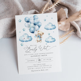 Wir können die Einladung eines Babyduschers abwart