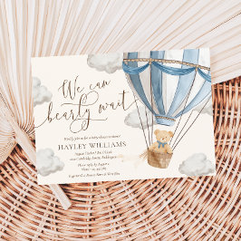 Wir können die Einladung eines Babyduschers abwart