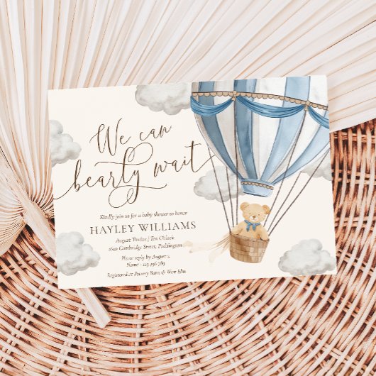 Wir können die Einladung eines Babyduschers abwart