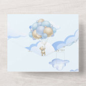 Wir können die Einladung eines Babyduschers abwart (Rückseite)