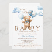 Wir können die Einladung eines Babyduschers abwart (Vorne/Hinten)