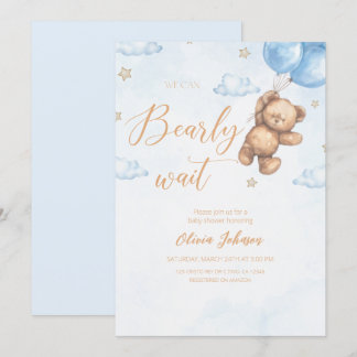 Wir können die Einladung eines Babyduschers abwart