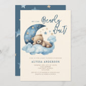 Wir können die Einladung eines Babyduschers abwart (Vorne/Hinten)