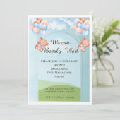 Wir können die Einladung eines Zweibettzimmers abw (Stehend Vorderseite)