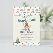 Wir können die Einladungen für das Baby kaum abwar (Stehend Vorderseite)