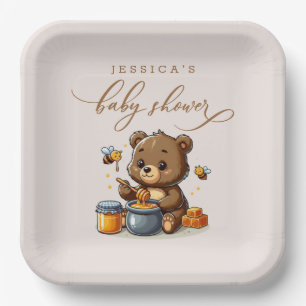 Wir können die Honey Baby Duschpapier Teller warte