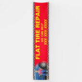 Wir können die Reparatur von Flachreifen individue Banner (Vertikal)