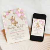 Wir können die Teddy Bear Baby Girl Dusche frühzei Einladung