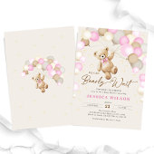 Wir können die Teddy Bear Baby Girl Dusche frühzei Einladung