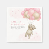 Wir können die Teddy Bear Boy Girl Dusche schon fr Serviette (Vorderseite)