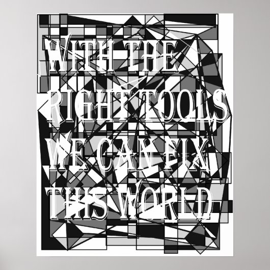 Wir können dieses Weltposter reparieren Poster (Vorne)