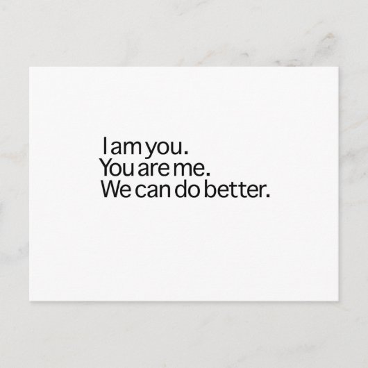 Wir können es besser machen postkarte (Vorderseite)