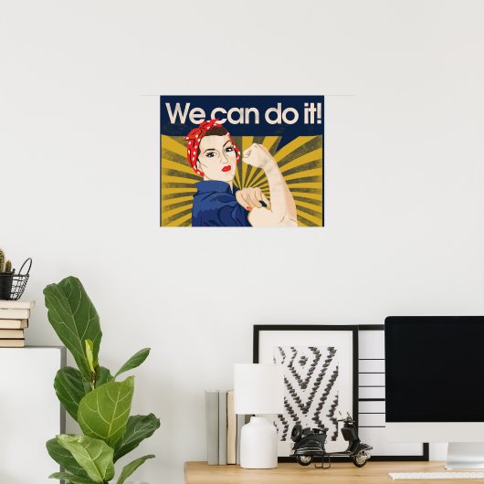 Wir können es Feminismus machen Poster (Heimbüro)