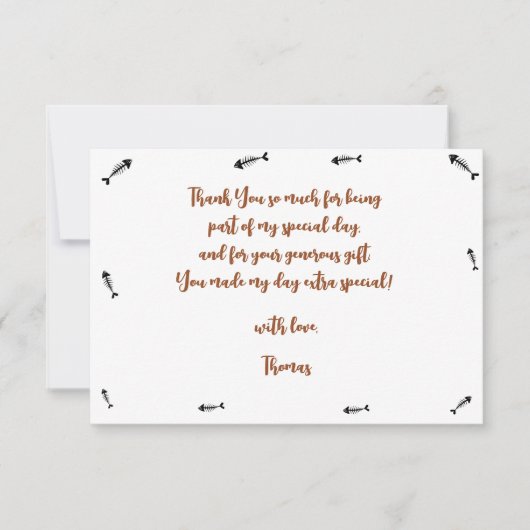 wir können es glauben Kindergeburtstag Dankeskarte (Vorderseite)