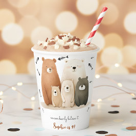 wir können es glauben Kindergeburtstag Pappbecher