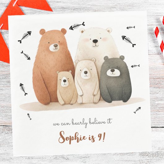 wir können es glauben Kindergeburtstag Serviette