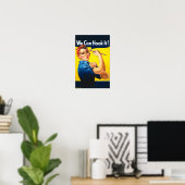 Wir können es häkeln! - Poster (Heimbüro)