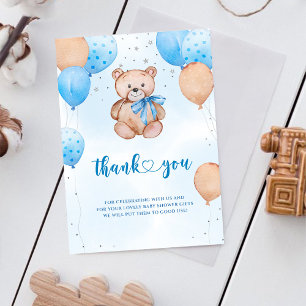 Wir können es kaum erwarten Baby Shower Danksagung Karte