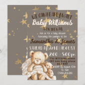 Wir können es kaum erwarten Baby Shower Einladung (Vorne/Hinten)