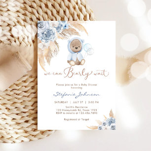 Wir können es kaum erwarten Baby Shower Einladung