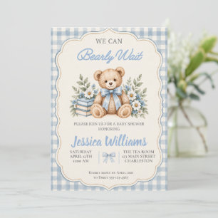 Wir können es kaum erwarten Baby Shower Einladung