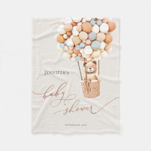 Wir können es kaum erwarten! Baby Shower Fleecedec Fleecedecke