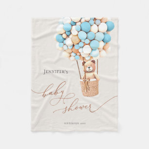 Wir können es kaum erwarten! Baby Shower Fleecedec Fleecedecke