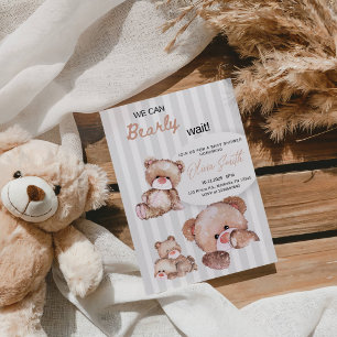 Wir können es kaum erwarten, Baby Shower Party Einladung