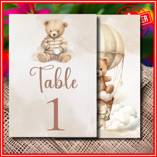 Wir können es kaum erwarten Baby Shower TABELLENNU Einladung