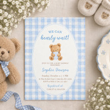 Wir können es kaum erwarten, Bärchen-Baby-Party