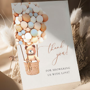 Wir können es kaum erwarten! Dankeskarten zur Baby Postkarte