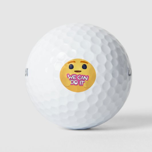 Wir können es kümmern Emojis Golfball (Vorderseite)