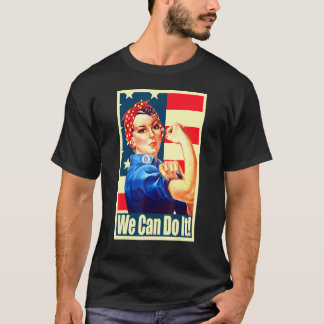 Wir können es mit dem amerikanischen Propagandapos T-Shirt