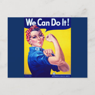 Wir können es mit dem Riveter machen Postkarte