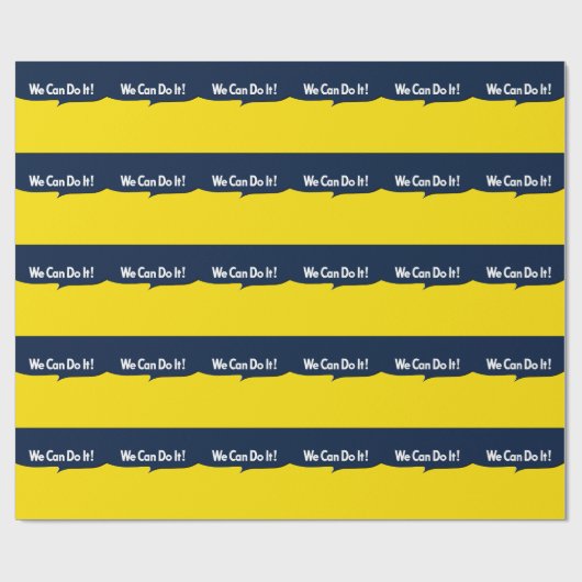 Wir können es mit einer rosie-grafischen Blase mac Geschenkpapier (Flach)