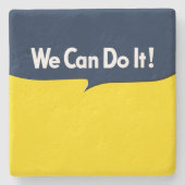 Wir können es mit einer rosie-grafischen Blase mac Steinuntersetzer (Vorderseite)