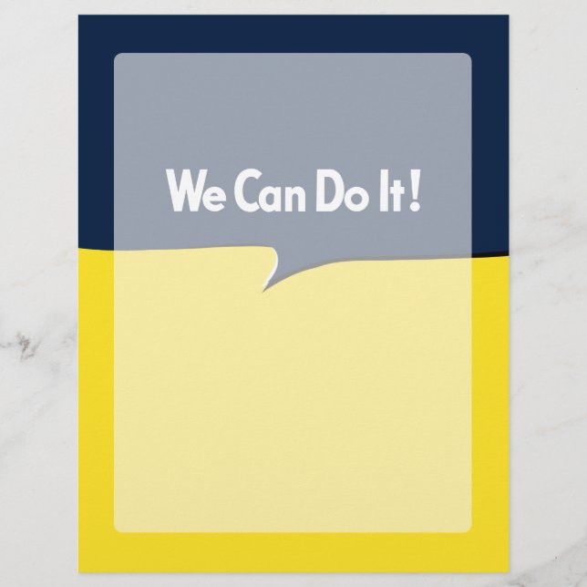 Wir können es mit Rosie Headline machen (Vorderseite)