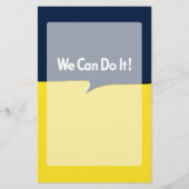 Wir können es mit Rosie Headline machen Briefpapier (Vorderseite)