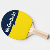 Wir können es mit Rosie Headline machen Tischtennis Schläger (Seitenansicht)